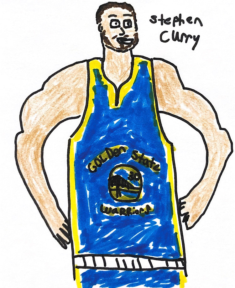 stephen curry drawing