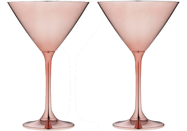 rose gold margarita glasses