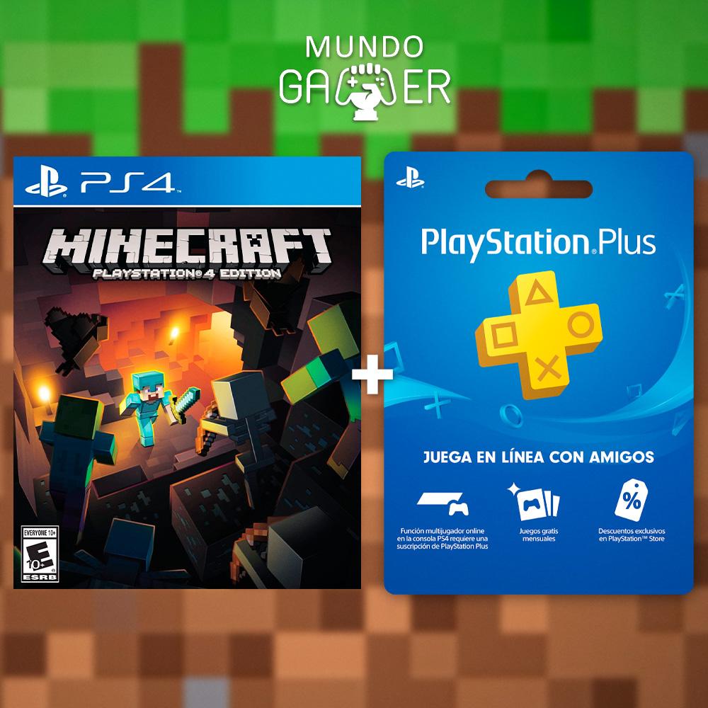 minecraft ps4 playstation plus