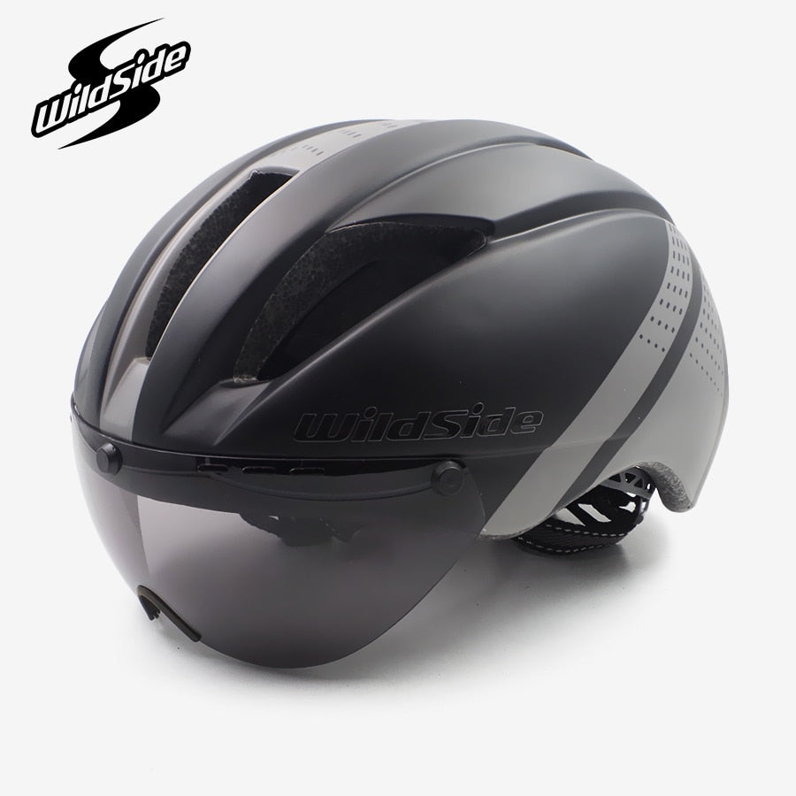 road bike helmet with visor