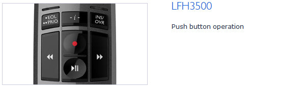 Philips LFH3500 Buttons