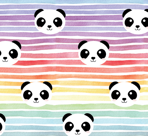 rainbow panda anime