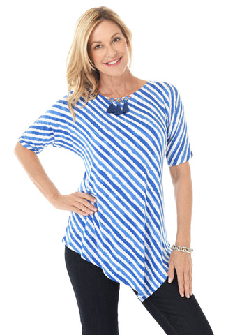 Ruby Rd. Summer Solstice Stripe Tunic