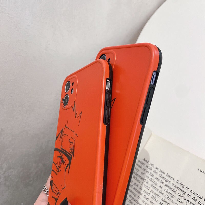صابون جونسون Anime Uzumaki Soft Case for Coque iPhone 11 pro X XR XS Max 7 8 Plus p coque iphone 7 Red Jumpsuit Apparatus