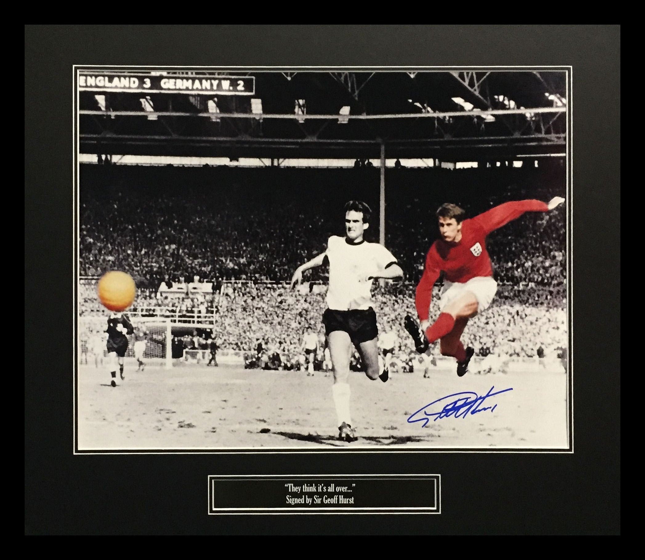 sir geoff hurst signed shirt