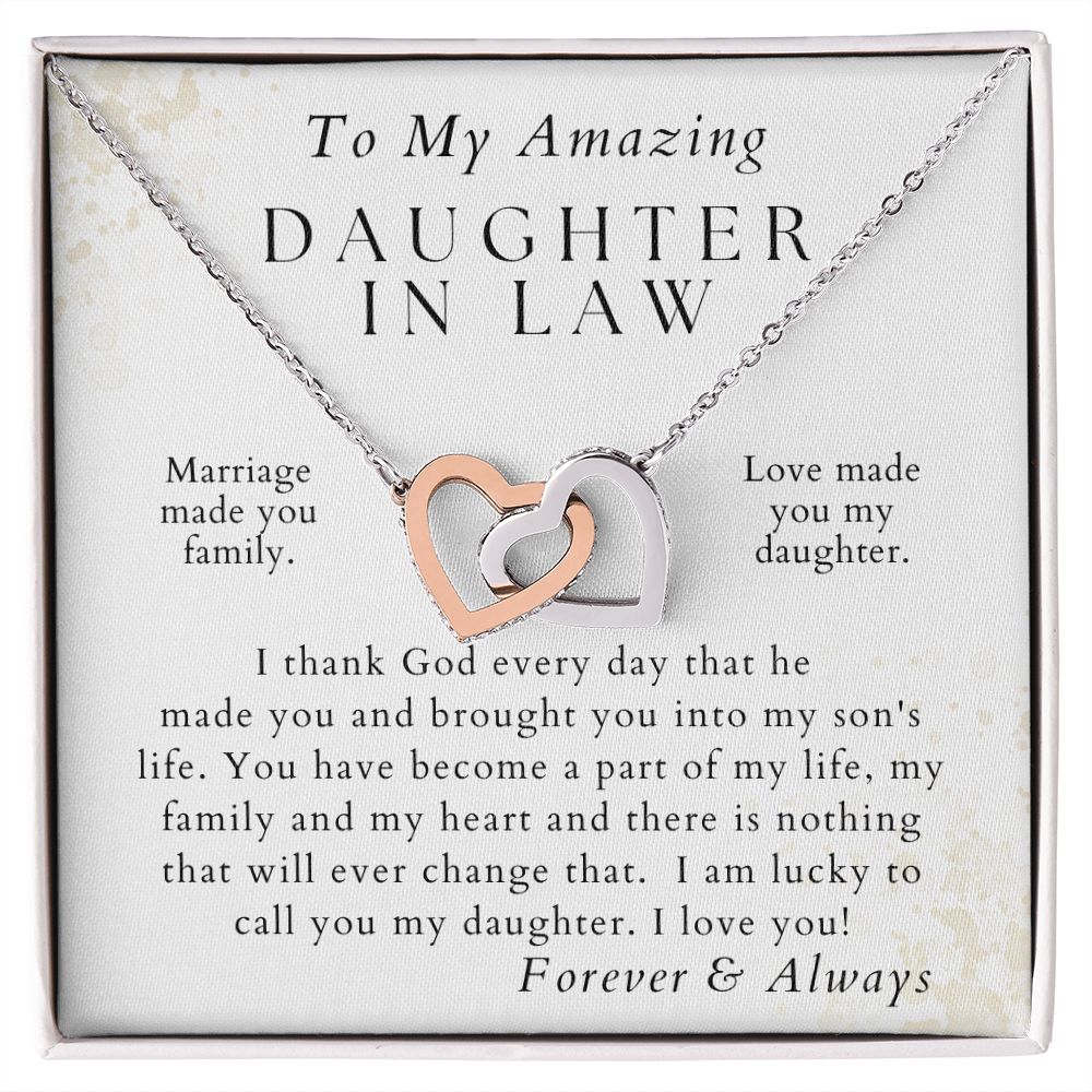I Am Lucky - Gift for Daughter in Law - From Mother in Law or ...
