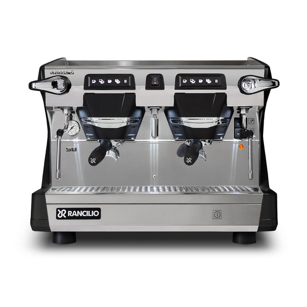 rancilio classe 5 usb compact 2 group black espresso machine
