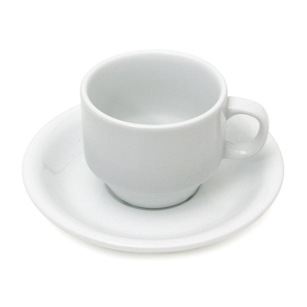 stackable cappuccino cups and saucers