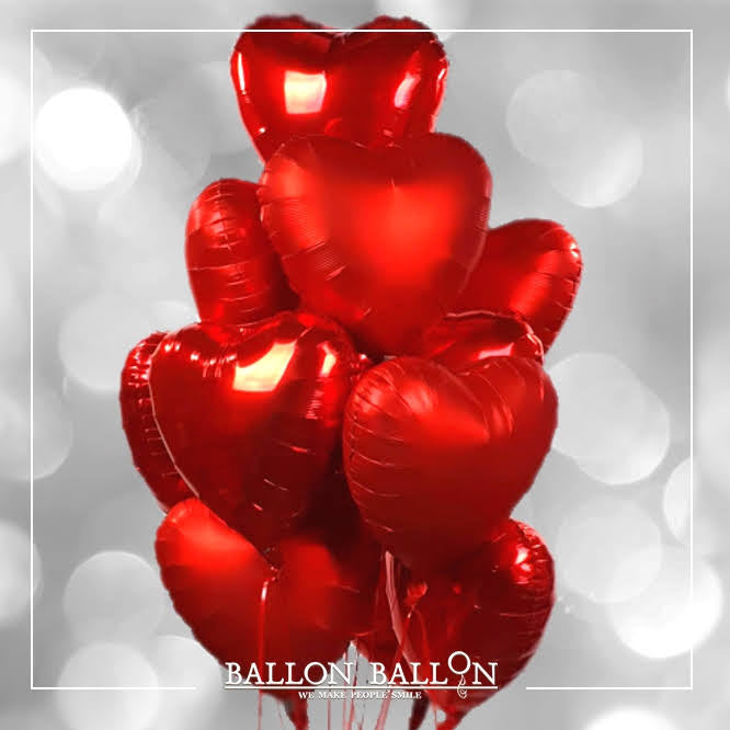 meerderheid Verbeelding compileren Aluminium hartballonnen voor Valentijnsdag - Ballon-Ballon