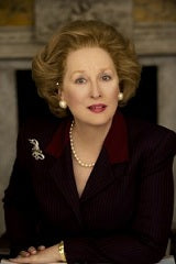 Meryl Street as Margaret Thatcher