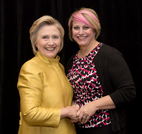 Hillary Clinton, Presidential candidate and Jennifer Gilhool, Gender Economics Lab