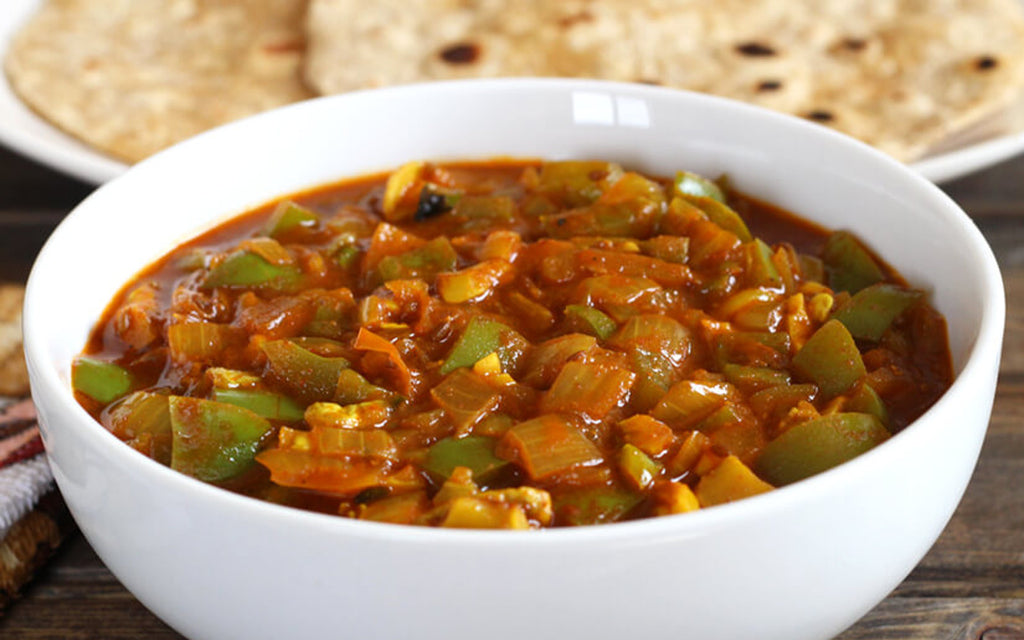 Onion and Bell Pepper Masala