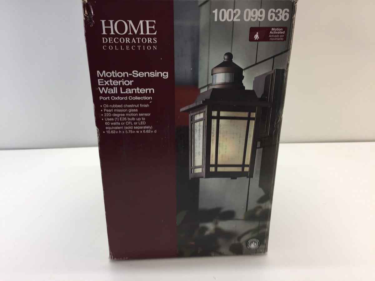 port oxford wall lantern motion sensor