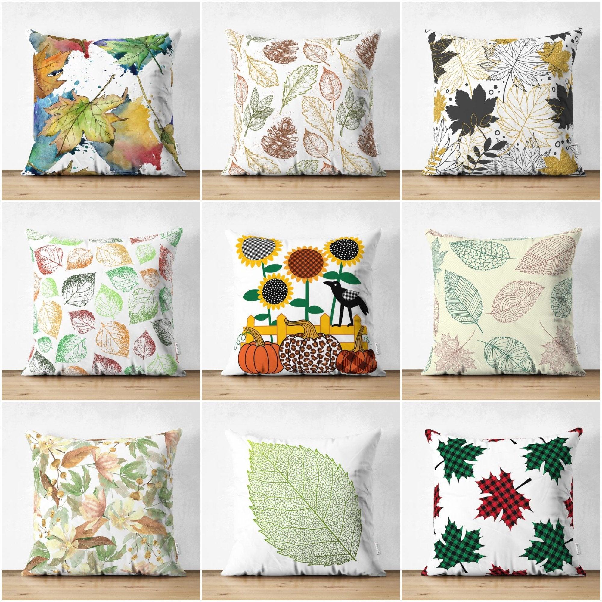 fall colors pillow covers