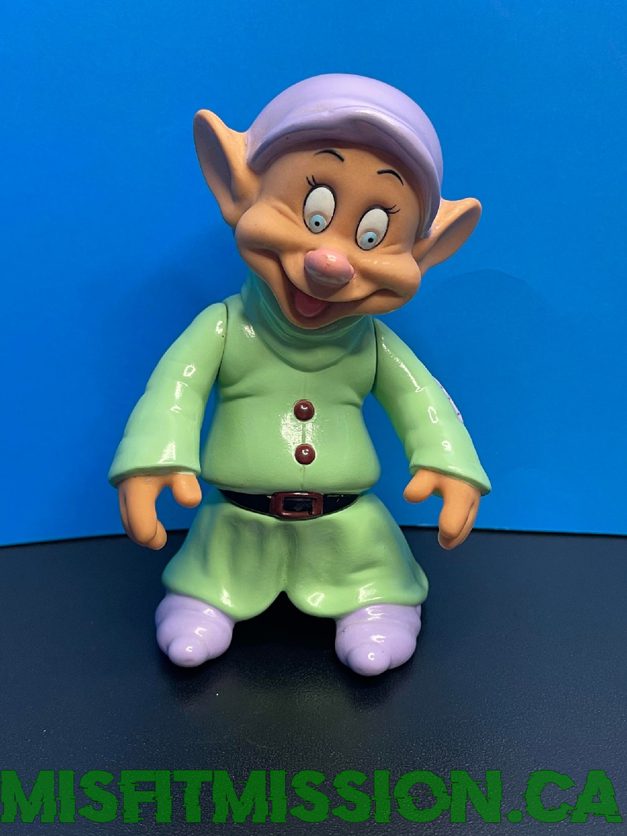 Vintage Snow White And The Seven Dwarfs Poseable Vinyl Dopey Figure The Misfit Mission 