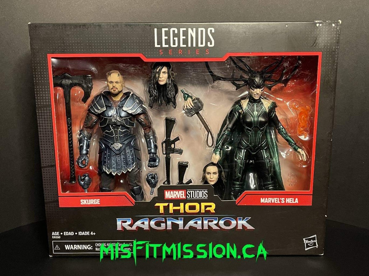 Marvel Legends 80th Anniversary Thor Ragnarok Skurge & Hela 2-Pack