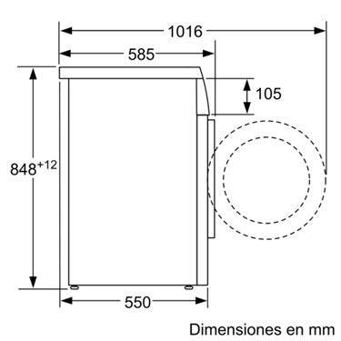 Siemens WU12Q468ES Lavadora De Carga Frontal De Y Rpm –