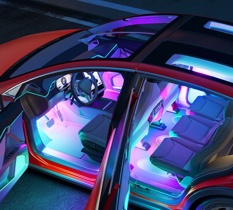 How to Install LED Strip Lights in Car