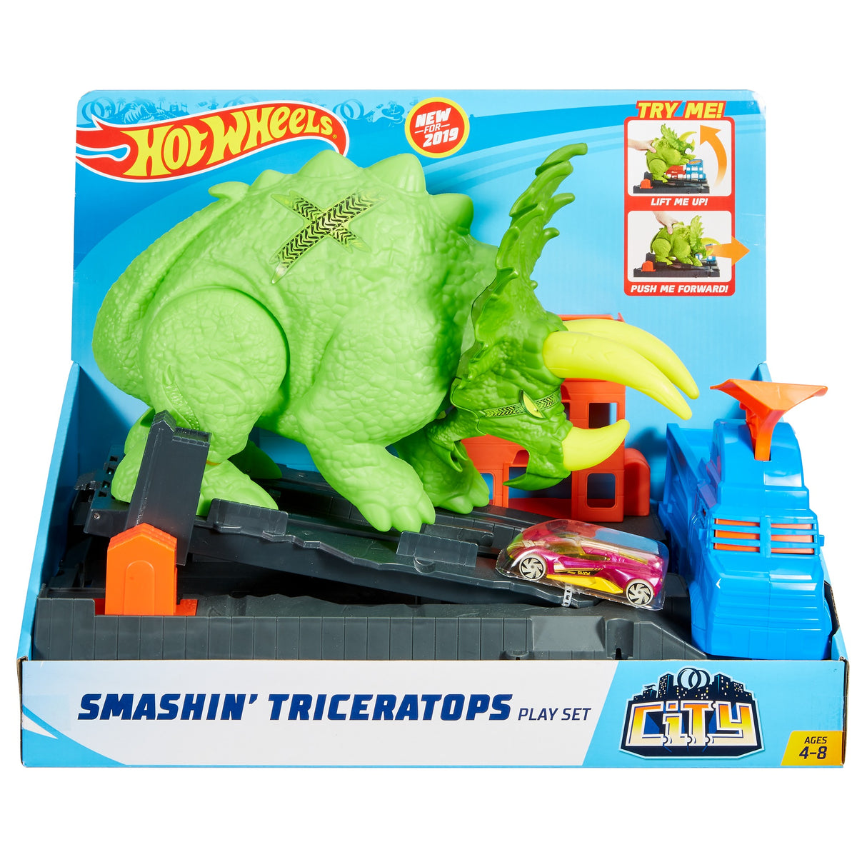 hot wheels dinosaur triceratops