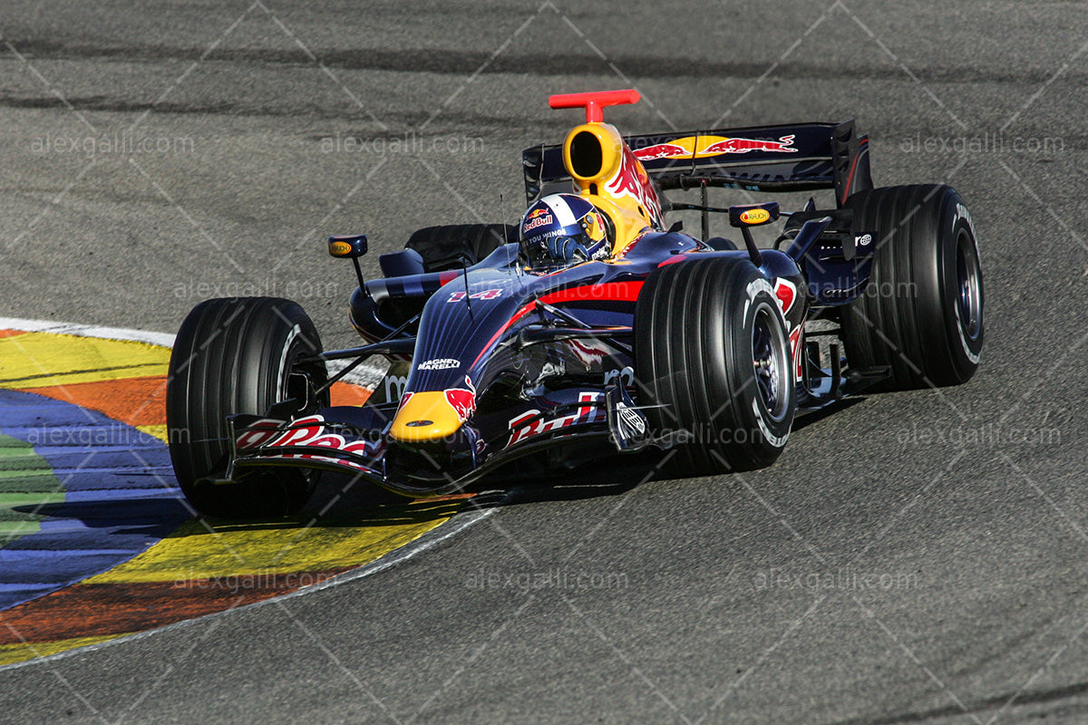 F1 2007 David Coulthard - Red Bull RB3 20070029 – alexgalli.com - F1 & Motorsport Stock Photos and More