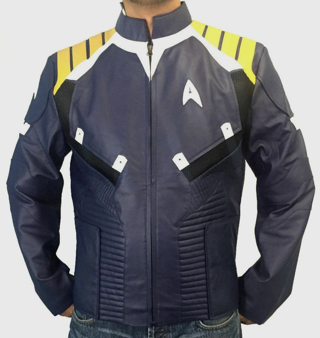 Stormwise Mens Star Trek Leather Captain Kirk Jacket