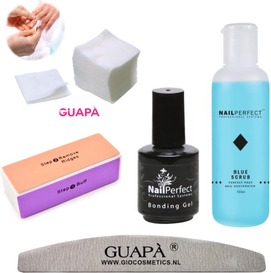 Transparant Huiswerk Gunst Nail Perfect Primer Gellak Pakket | Zuurvrije Bonding Gel | Gio Cosmetics
