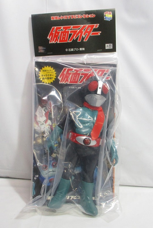 仮面ライダー旧2号　一文字隼人ヘッド　未開封新品　東映レトロソフビメディコムトイ 東映レトロコレクション仮面ライダー旧2号ソフビ一文字隼人