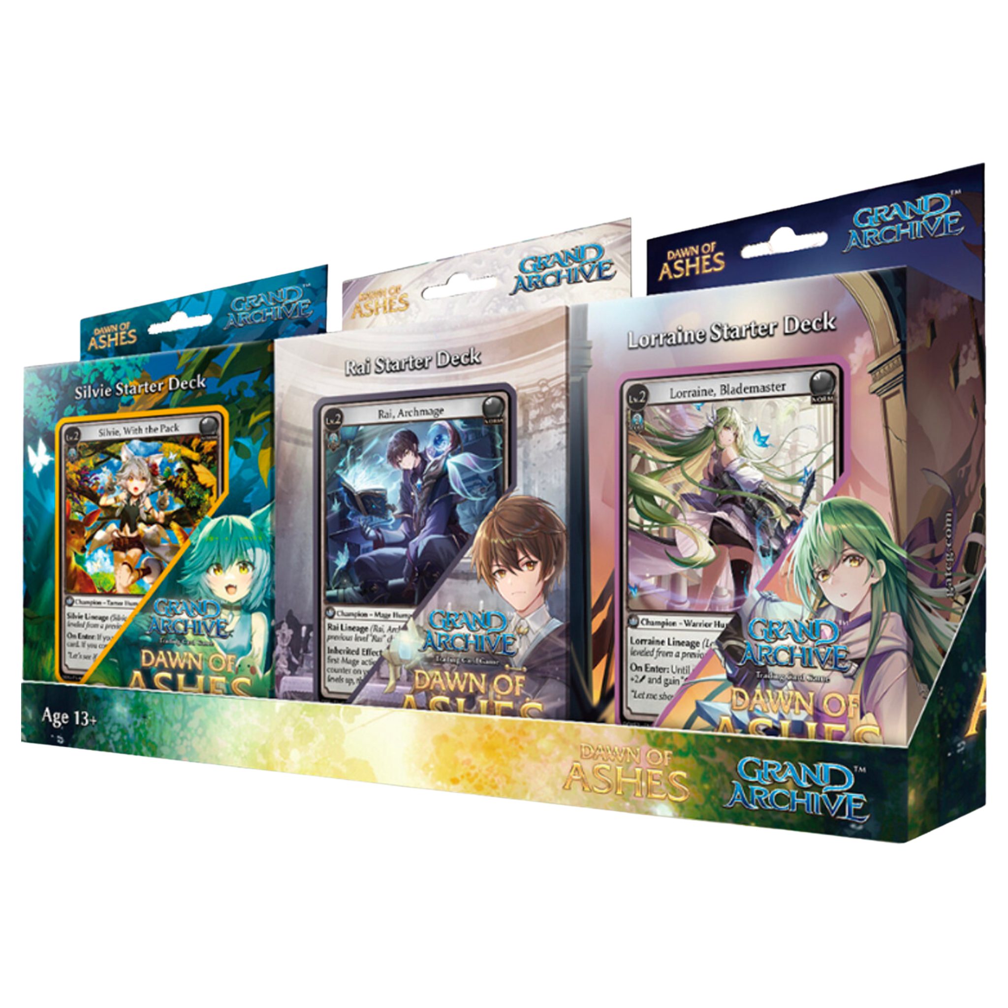 Grand Archive TCG: Dawn of Ashes - Starter Deck (Set of 3)