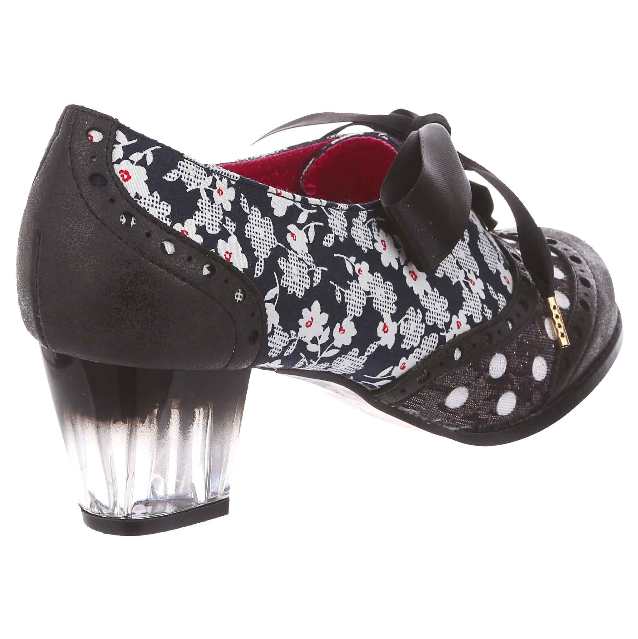 Mid Heel Glitter Shoes X Poetic Licence By Irregular Choice 'Corporate Beauty' 