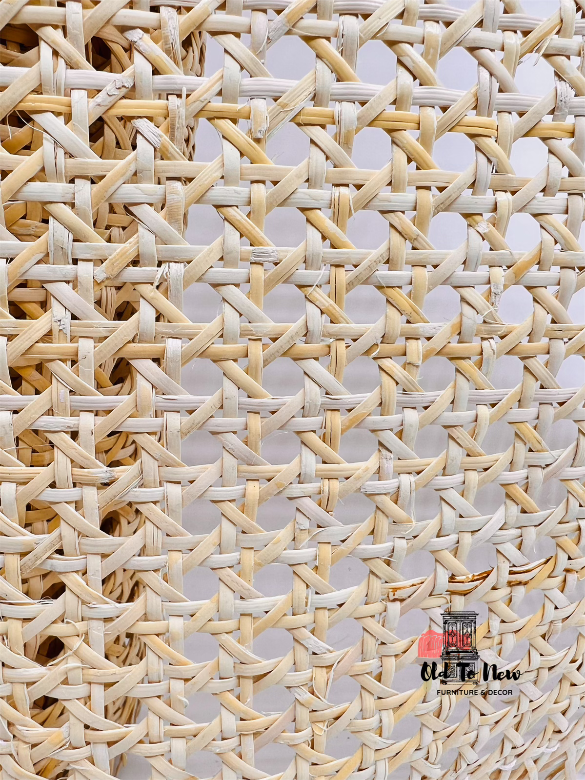 Rattan Cane Octagon Webbing 24" Wide for Furniture and DIY Craft Projects; Caning Supply Toronto