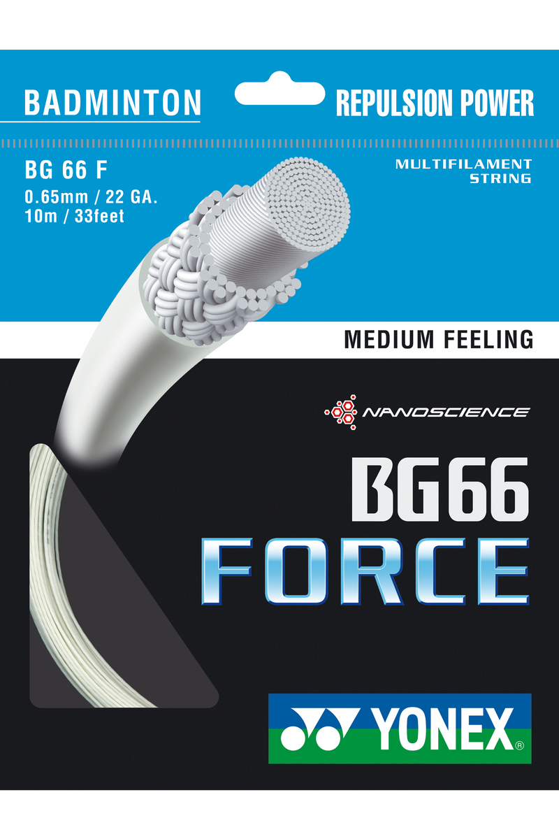 200 m Maximum Power/Control YONEX Badminton String BG66 Force BG 66 F YELLOW 