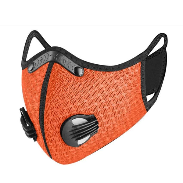 Sports Mask Details about   Face Mask Orange Mesh Over the Ear 
