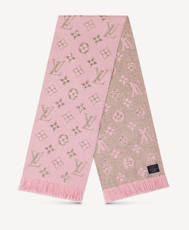 Louis Vuitton Red Silk Monogram Scarf, myGemma