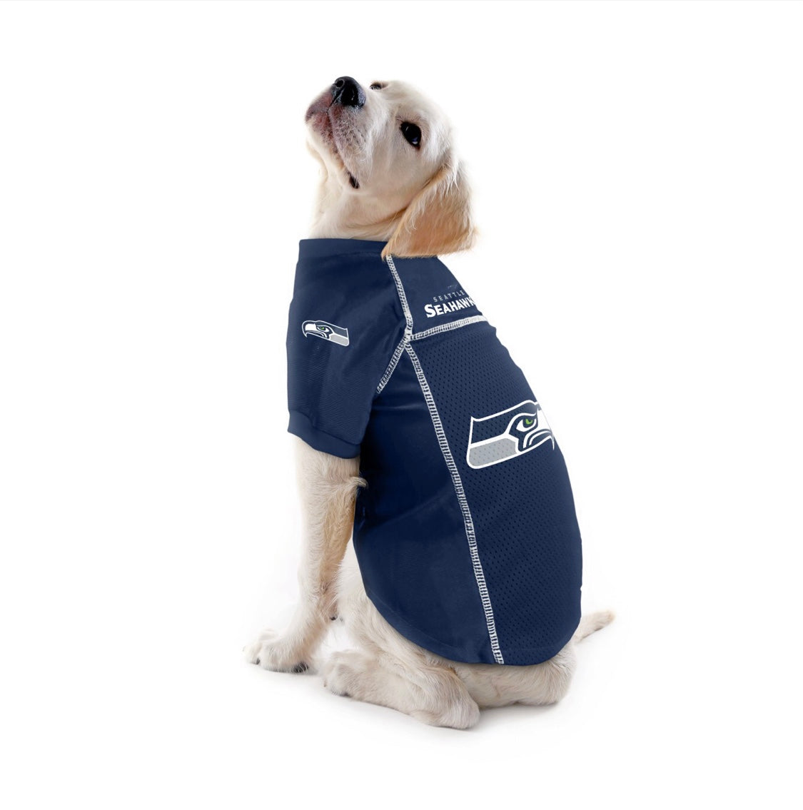 NFLPA Russell Wilson Seattle Seahawks Jersey For Dogs And