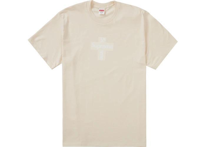 supreme cross logo t shirt