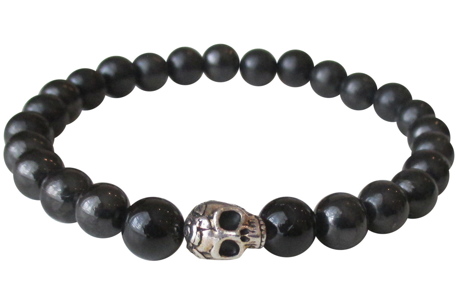 knal krijgen Dragende cirkel Shungite Skull Protection Bracelet | Ethical Crystals, Ascension Jewelry  and Energy Tools | Shaman Sisters