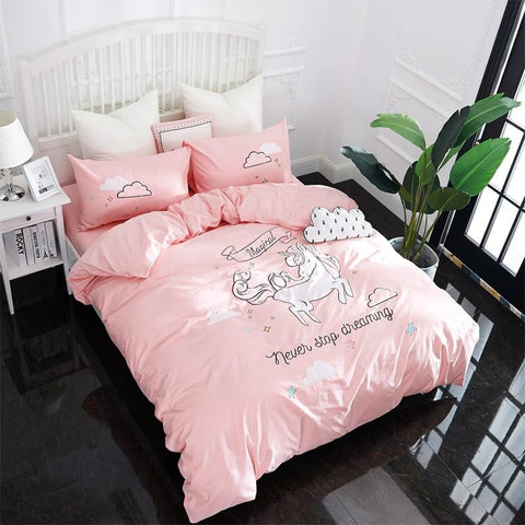 Unicorn Bedsheet Cover Set