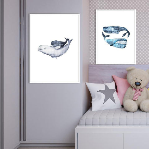 Ocean Life Prints - Nordic Side - Art + Prints, not-hanger