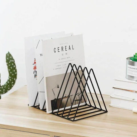 Geometric Iron Bookend - Nordic Side -