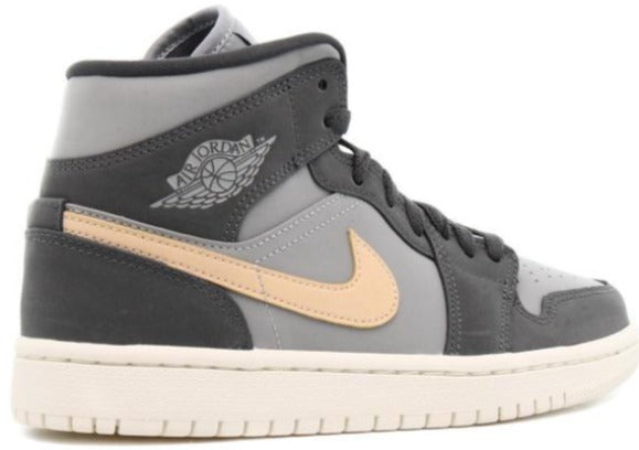 air jordan 1 mid iron grey white onyx light smoke grey