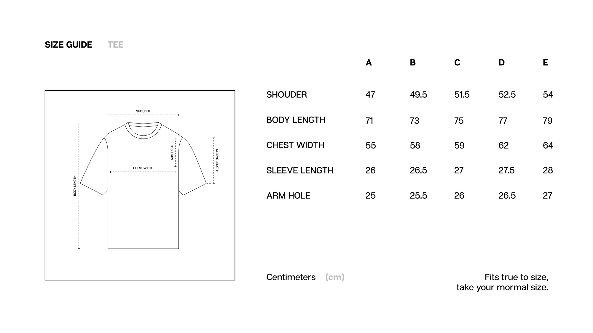 EMC Alphabet T-shirt - White