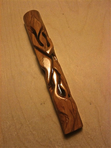 Olive Wood Mezuzah Case