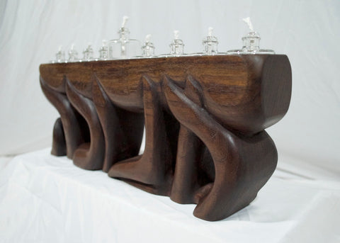 Walnut Menorah 3