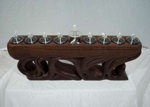 Walnut Menorah 3