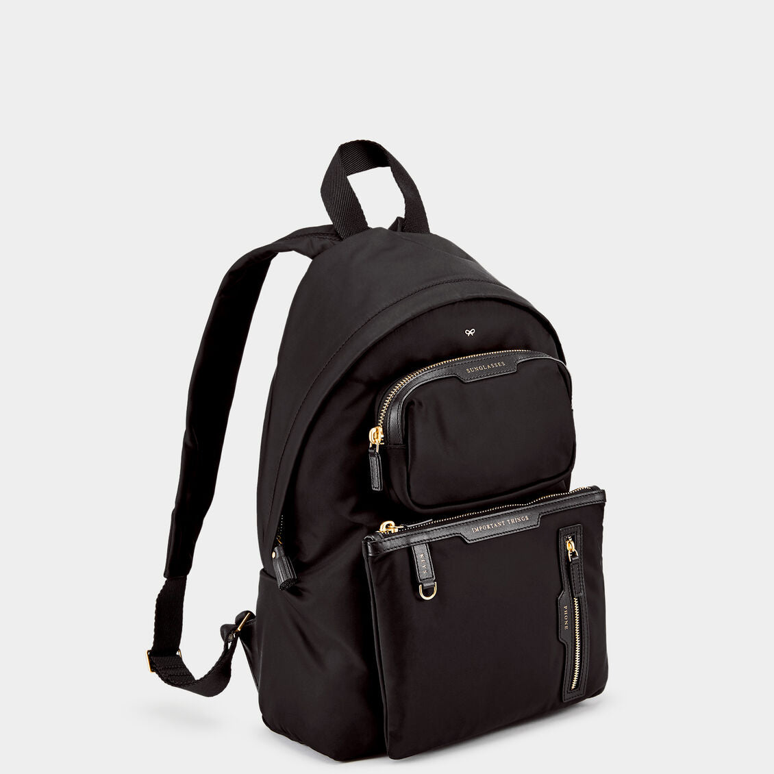 Multi-Pocket Nylon Backpack