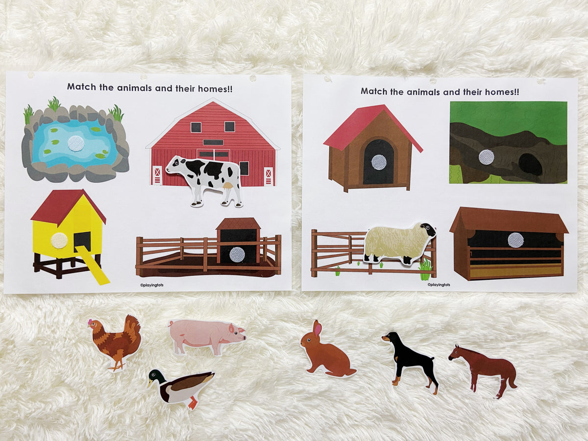 Farm Animals Busy Book – Playingtots