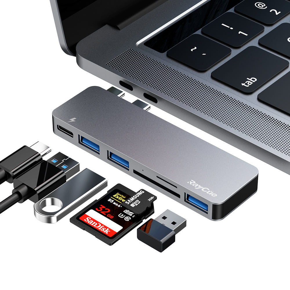 Om toestemming te geven Mortal Kindercentrum USB C Hub Adapter for MacBook Pro/Air – RayCue
