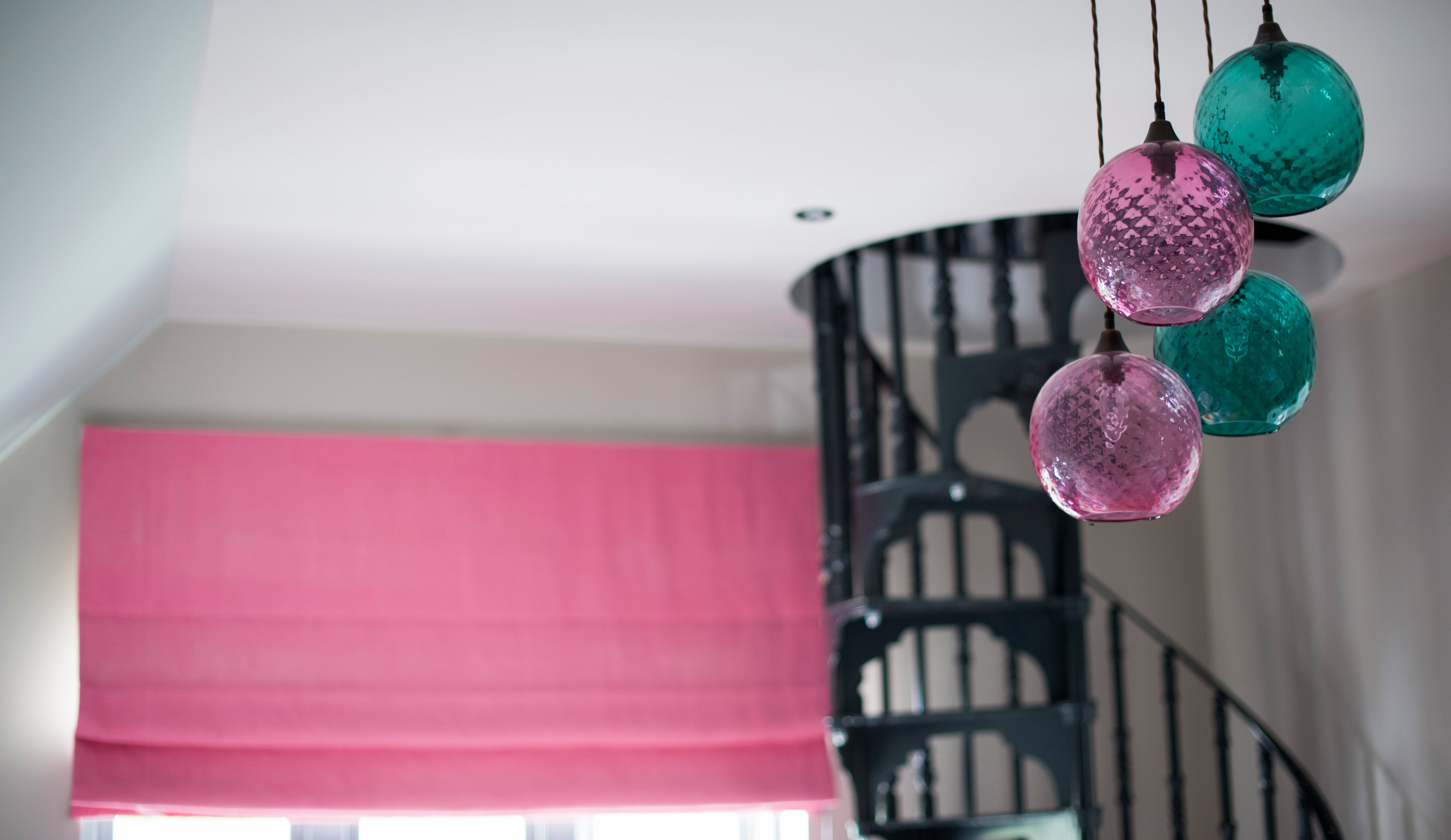 Pick-n-Mix Standard Ball Pendant lights by Rothschild &amp; Bickers in children&#039;s bedroom by Jo Berryman