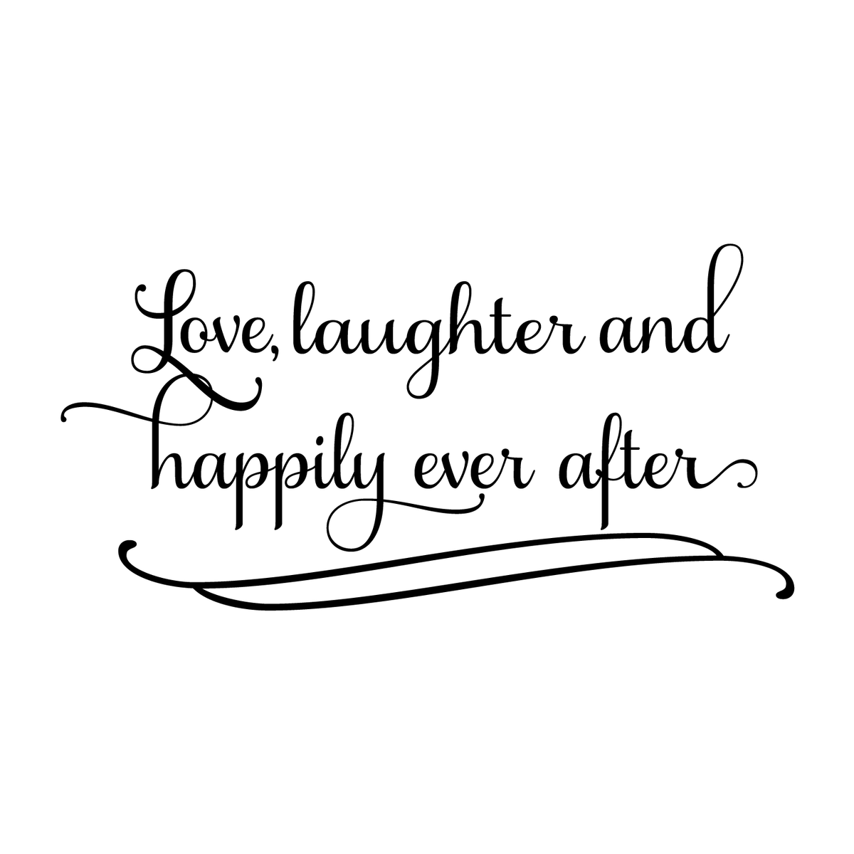 Love Laughter And Happily Ever After 42 X 21 Couples Romantic Imprinted Designs 4149