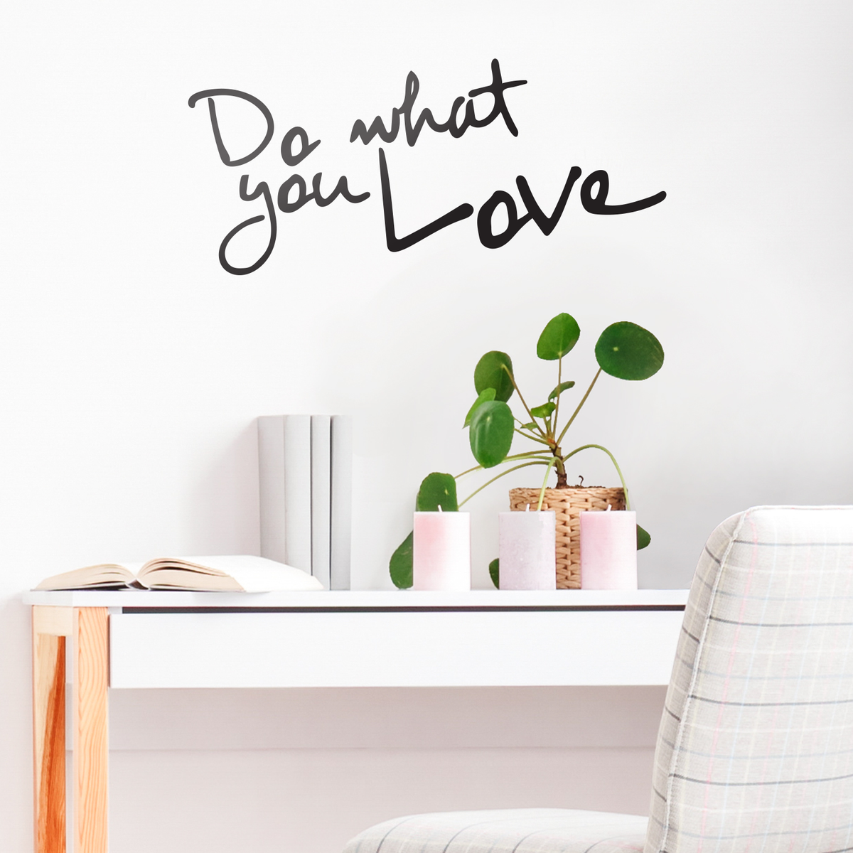 Do What You Love Inspirational Life Quotes Wall Art Decal 30 X 14 Imprinted Designs